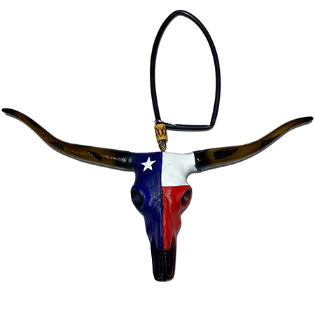 LongHorn Texas Cabeça De Boi Para Retrovisor Pintura Fosca