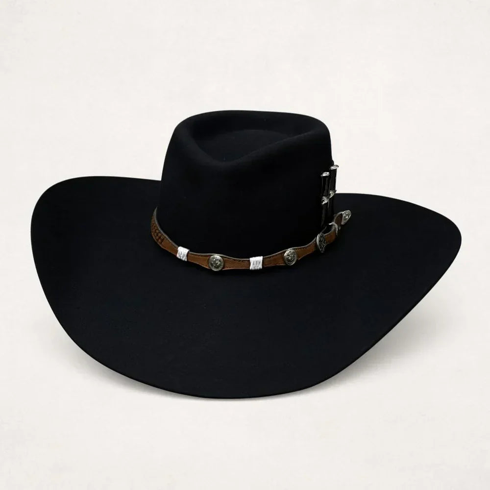 Chapeu 3 Cravos Americano Preto